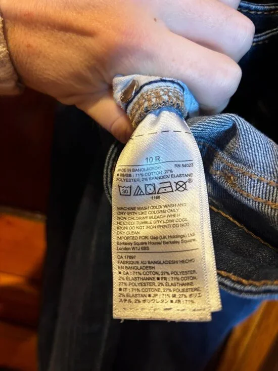 Gap Legging Women's Dark Wash Jeans Size 10/30 - Picture 3 of 6